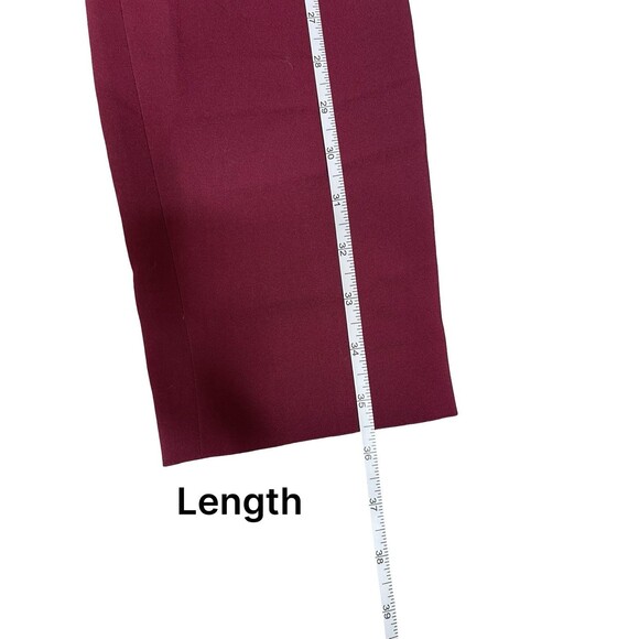 Express Women's Dress Pants Columnist Red Size 00 Professional Office - Picture 7 of 12